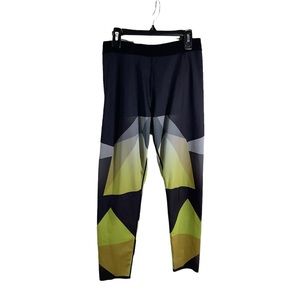 Ultracor Colorblock Elite Facet Print Activewear Leggings